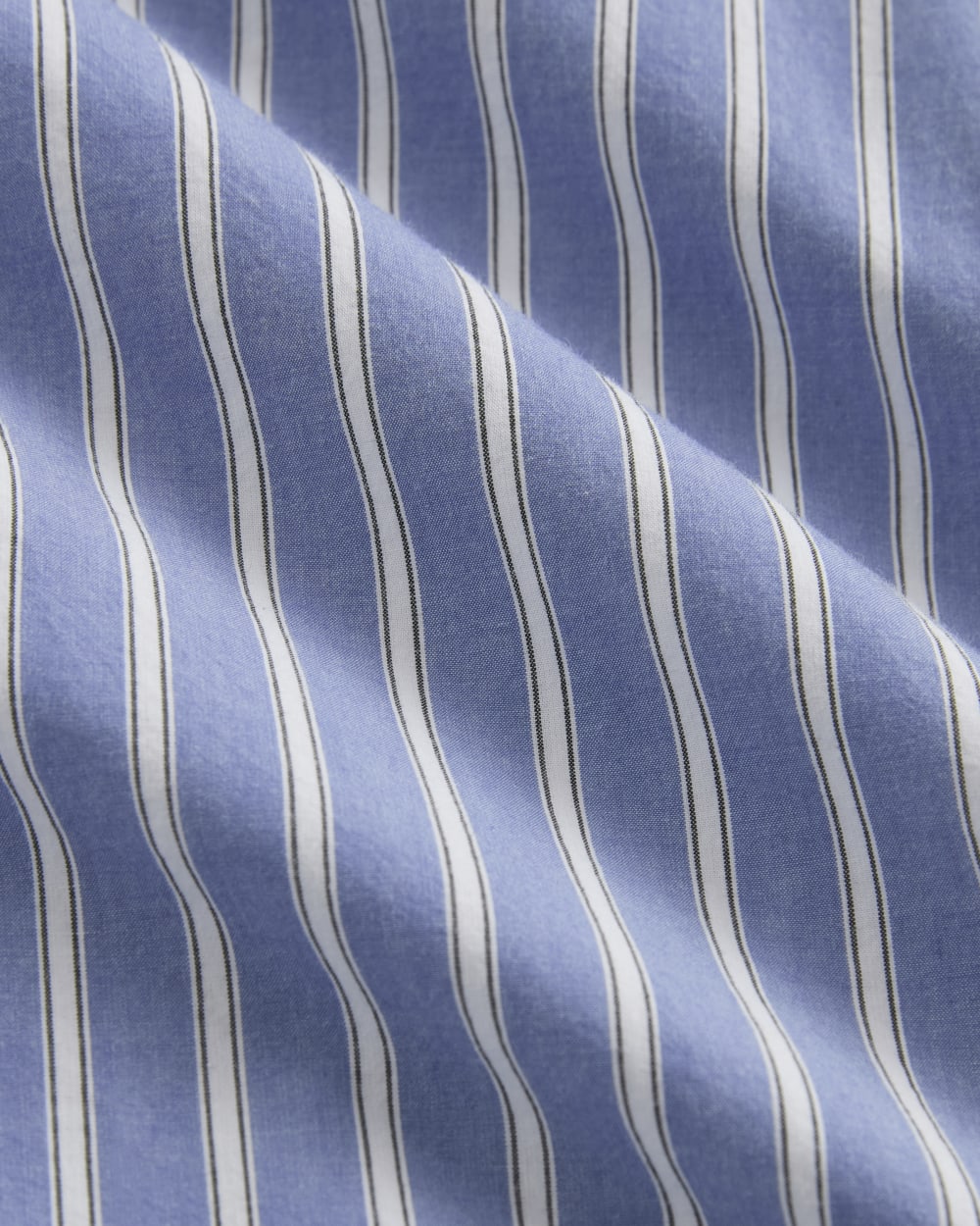 The Oversized Shirt in Ultrasoft Cotton | Dutch Blue / Bone