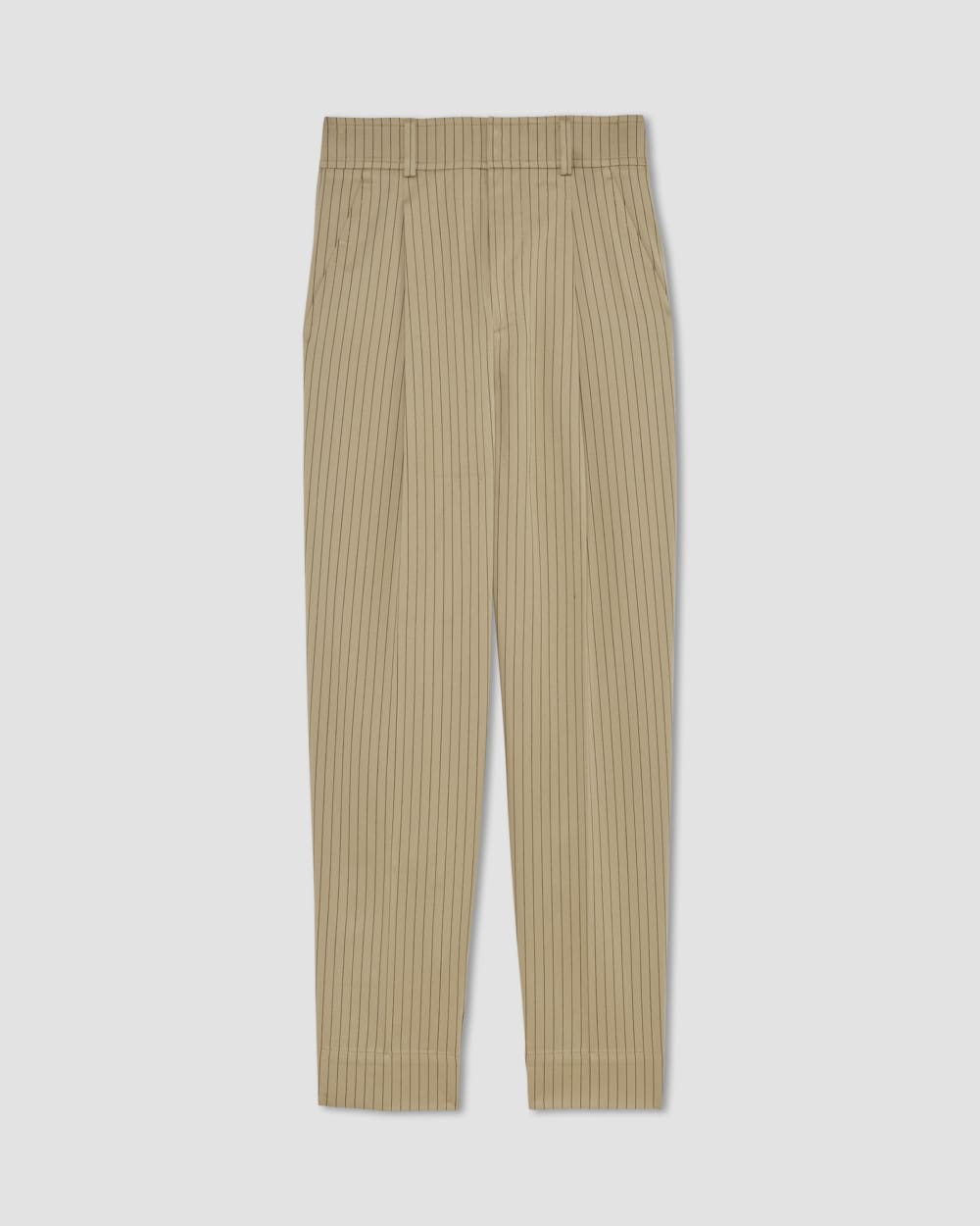 The Draper Tapered Pant in Buttersmooth | Cornstalk / Black
