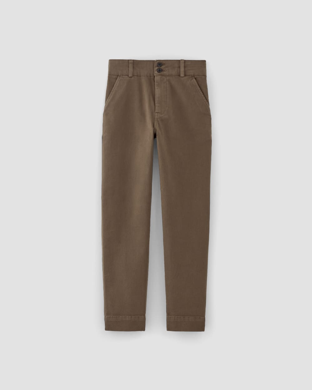 The Organic Straight-Leg Pant | Cocoa