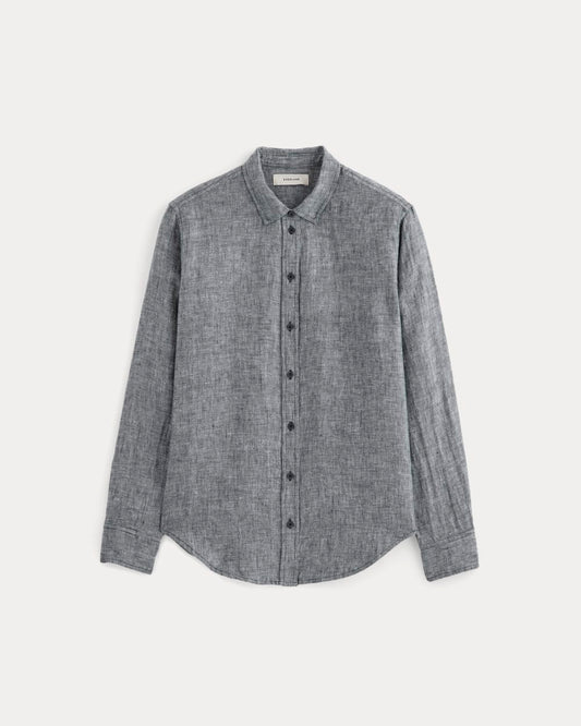 The Must-Have Shirt in Linen | Navy Chambray