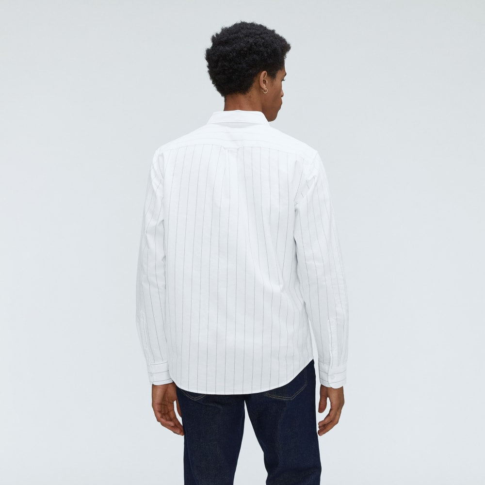 The Standard Fit Japanese Oxford Shirt | Uniform | Optic White / Black | Standard