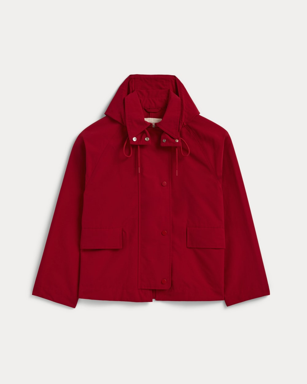 The Short Anorak | Berry Red