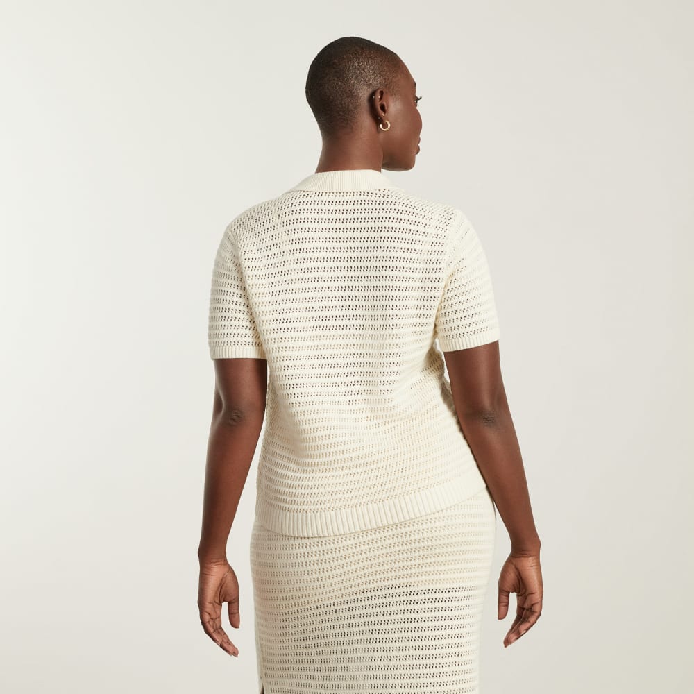 The Crochet Knit Polo | Canvas