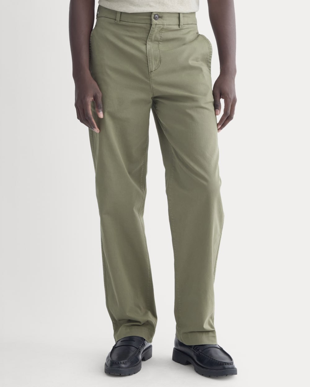 Relaxed Fit Chino | Lichen Green