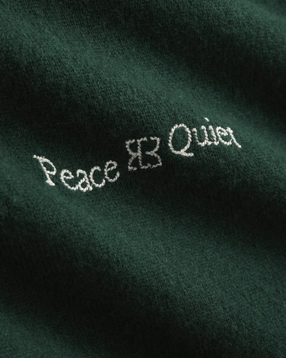 Everlane x Peace & Quiet Cashmere Hoodie | Pine