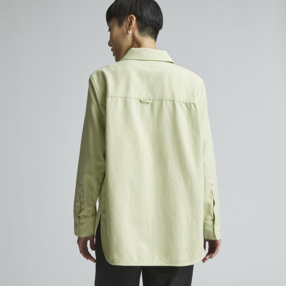 The Classic Cotton Flannel Shirt | Seafoam Green