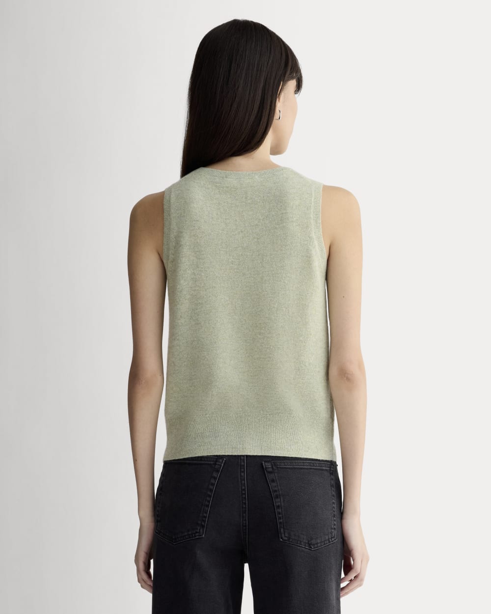 The Classic Tank in Cashmere | Light Heathered Moss