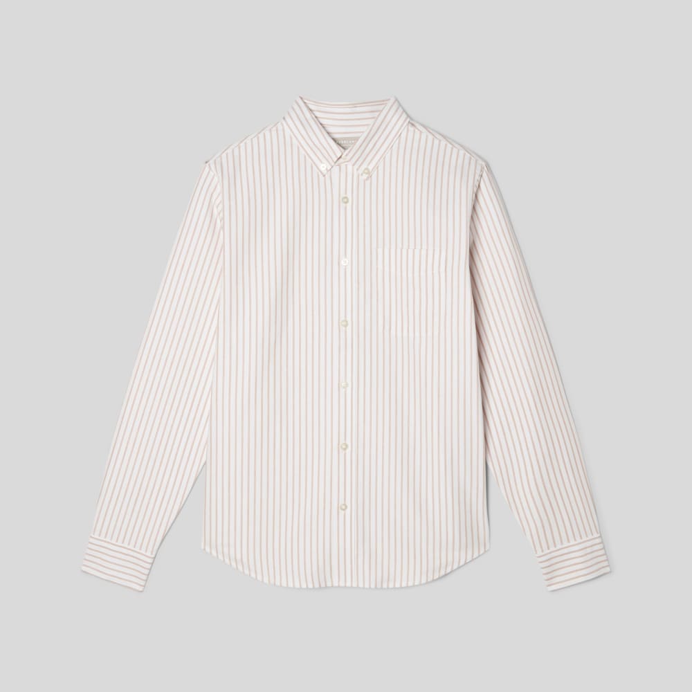 The Classic Oxford Shirt | Sahara / Off-White | Tall