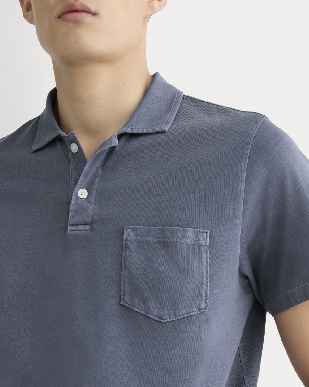 The Essential Organic Garment-Dyed Polo | Navy