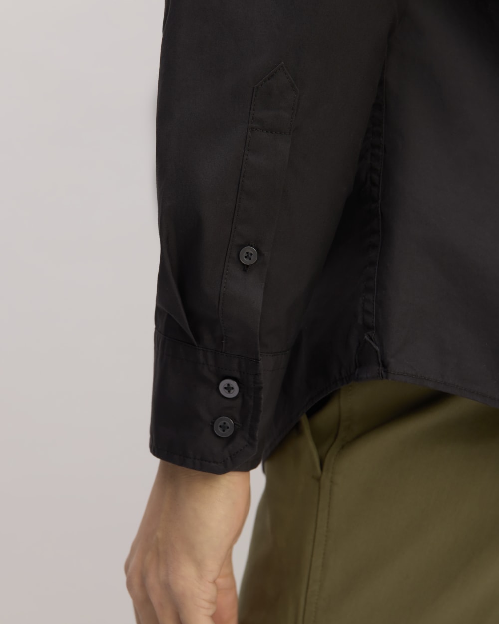 The Supima® Poplin Shirt | Black