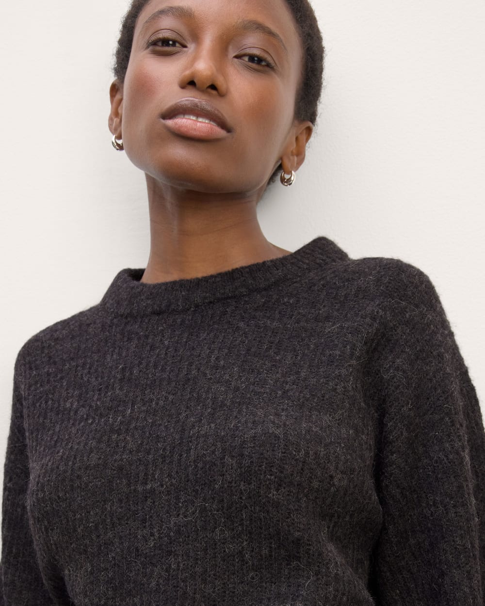 The Cocoon Crew in Alpaca | Heathered Black