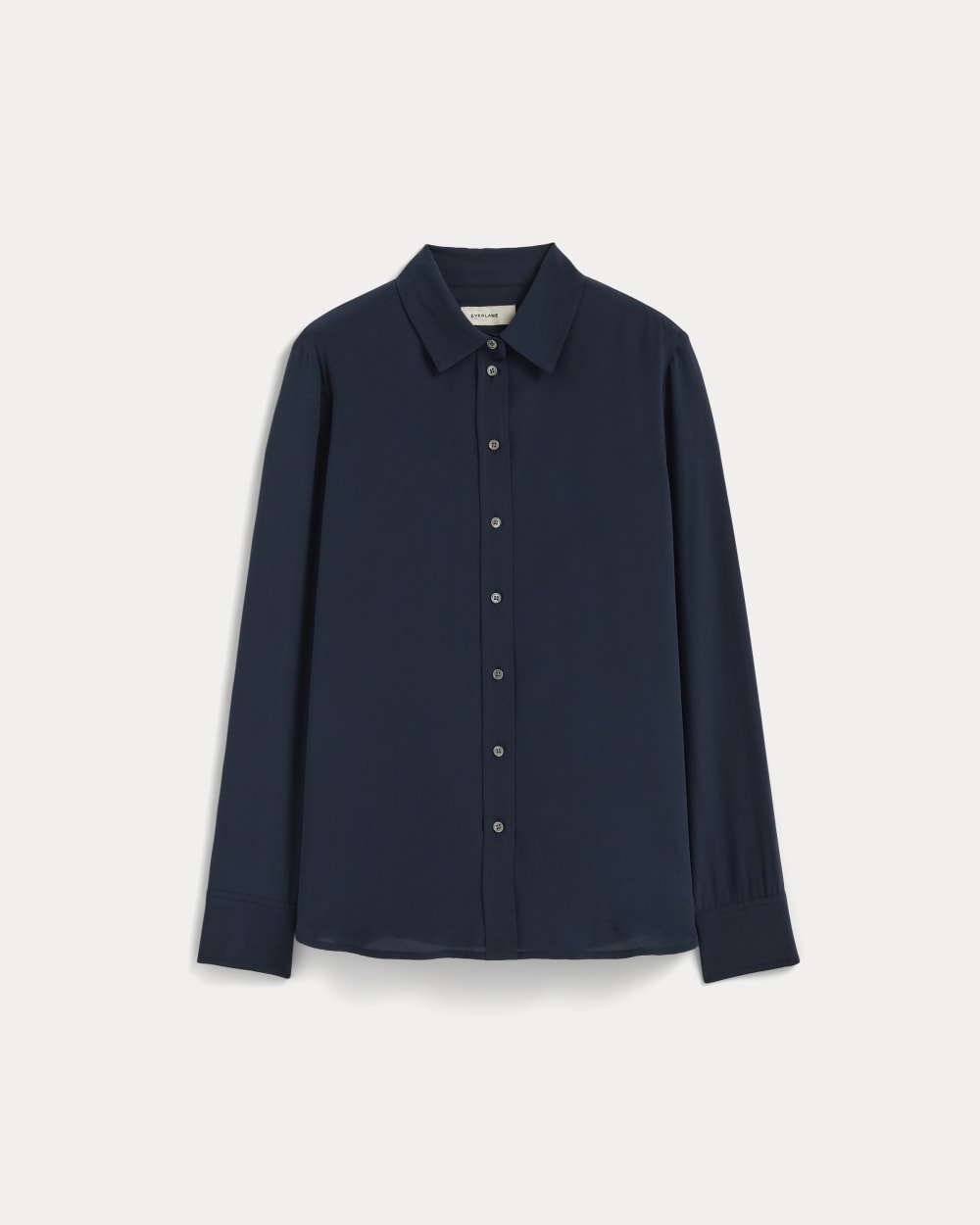 The Must-Have Shirt in Washable Silk | Navy
