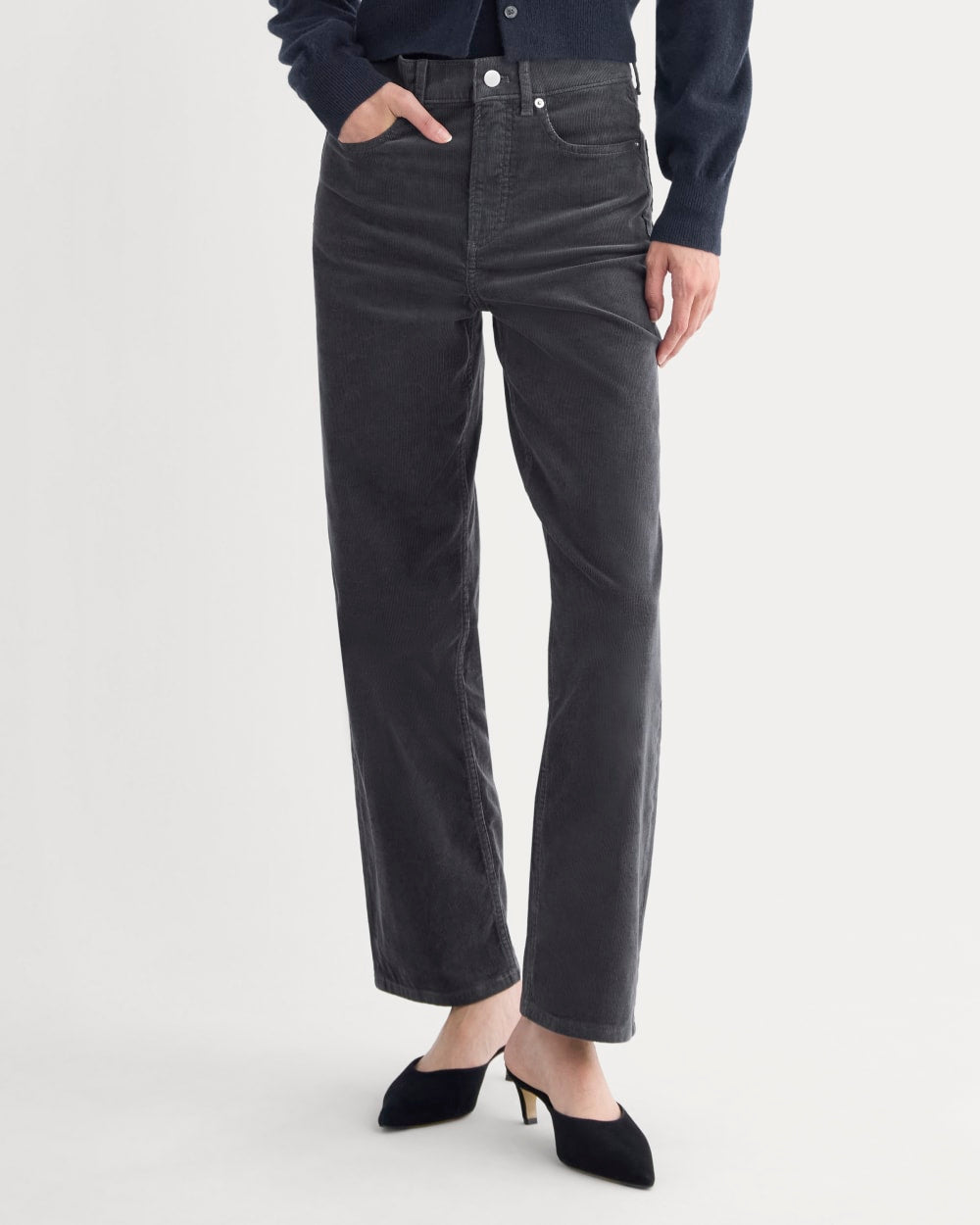 The Way-High® Corduroy Pant | Graphite