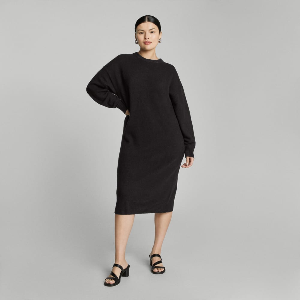 The Cashmere Midi Dress | Black