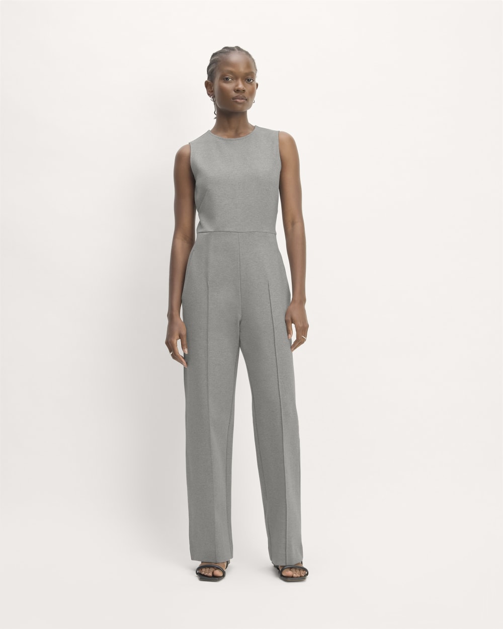 The Dream Jumpsuit | Mid Heather Grey