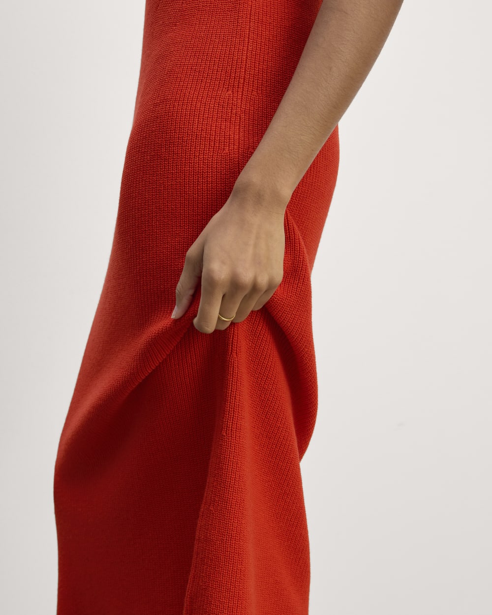 The Midi Dress in Everyday Cotton | Poppy Red
