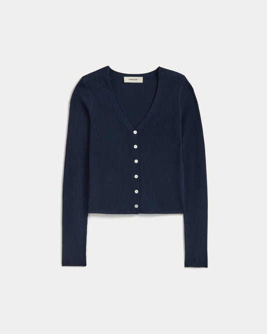 The Cardigan in Ultrasoft Merino | Navy