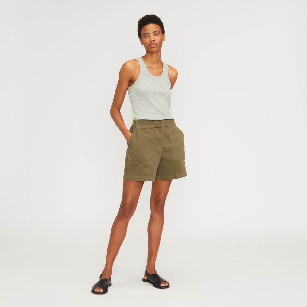 The Organic Pull-On Short | Beech
