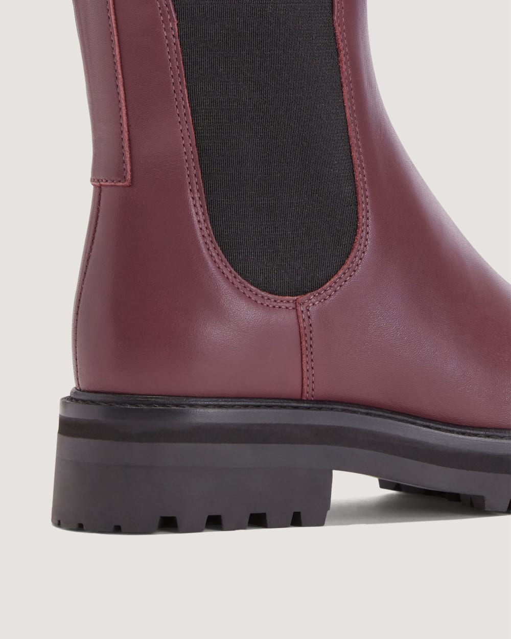 The Lug Chelsea Boot | Bordeaux
