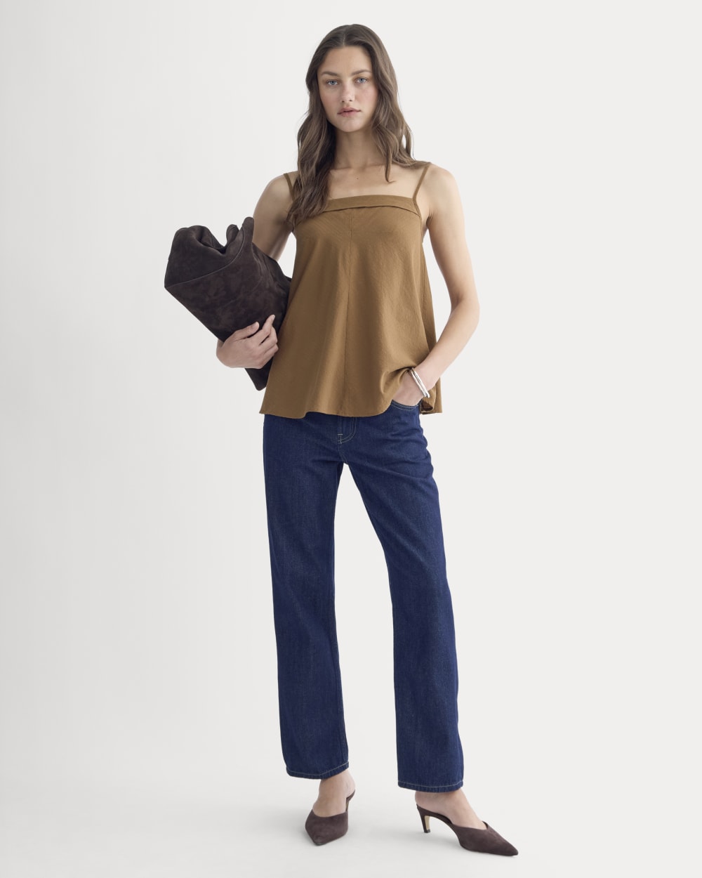 The Flowy Gauze Cami | Toffee