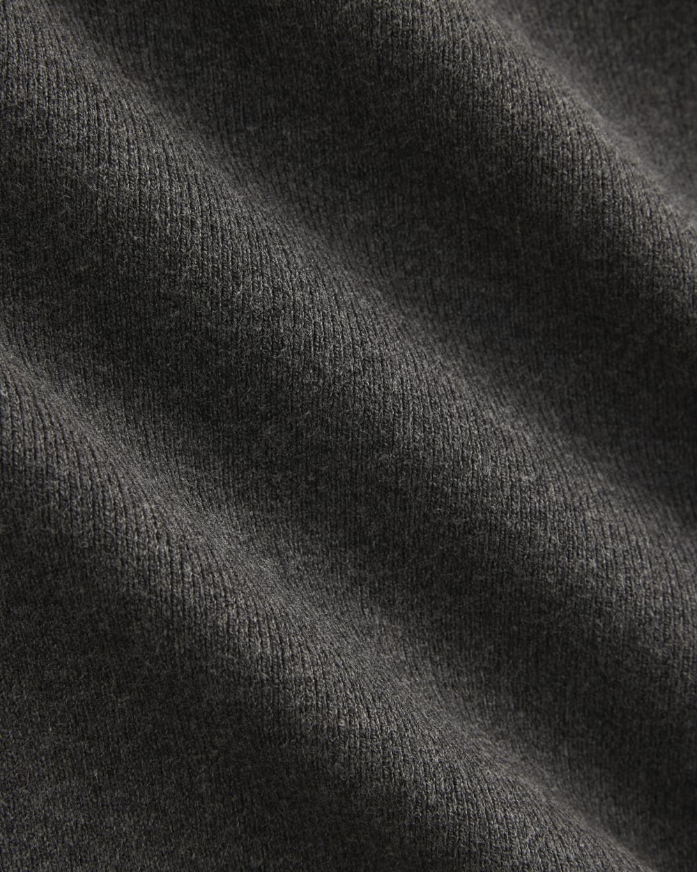 Knit Scoop-Neck Top | Heathered Soot