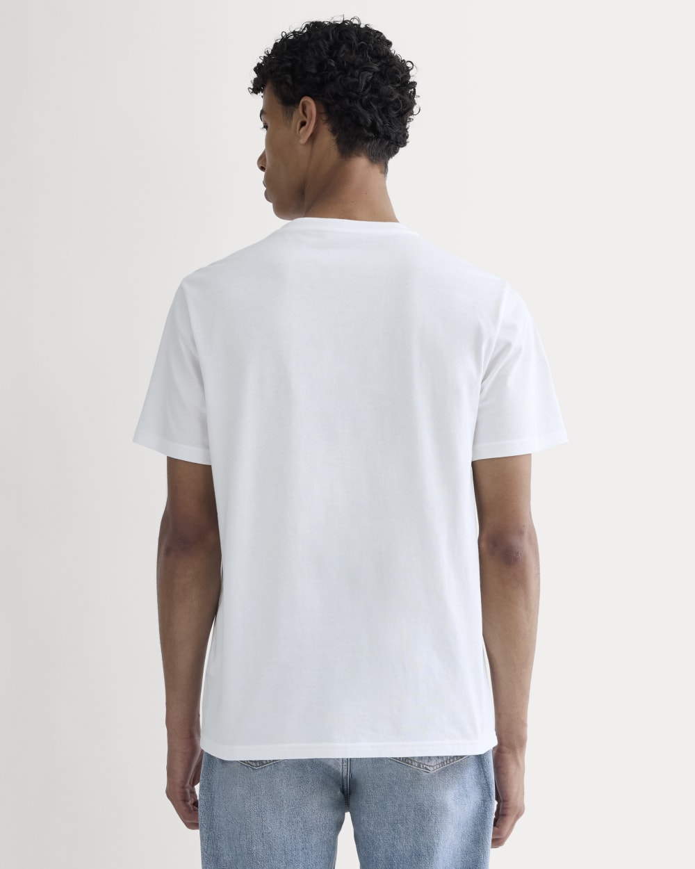 The Essential Organic V-Neck Tee | White