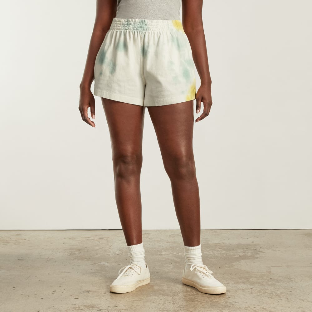 The Retro Jersey Short | Seafoam Tie Dye