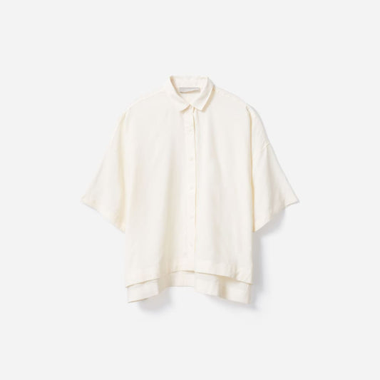 The Drapey Square Shirt | Bone