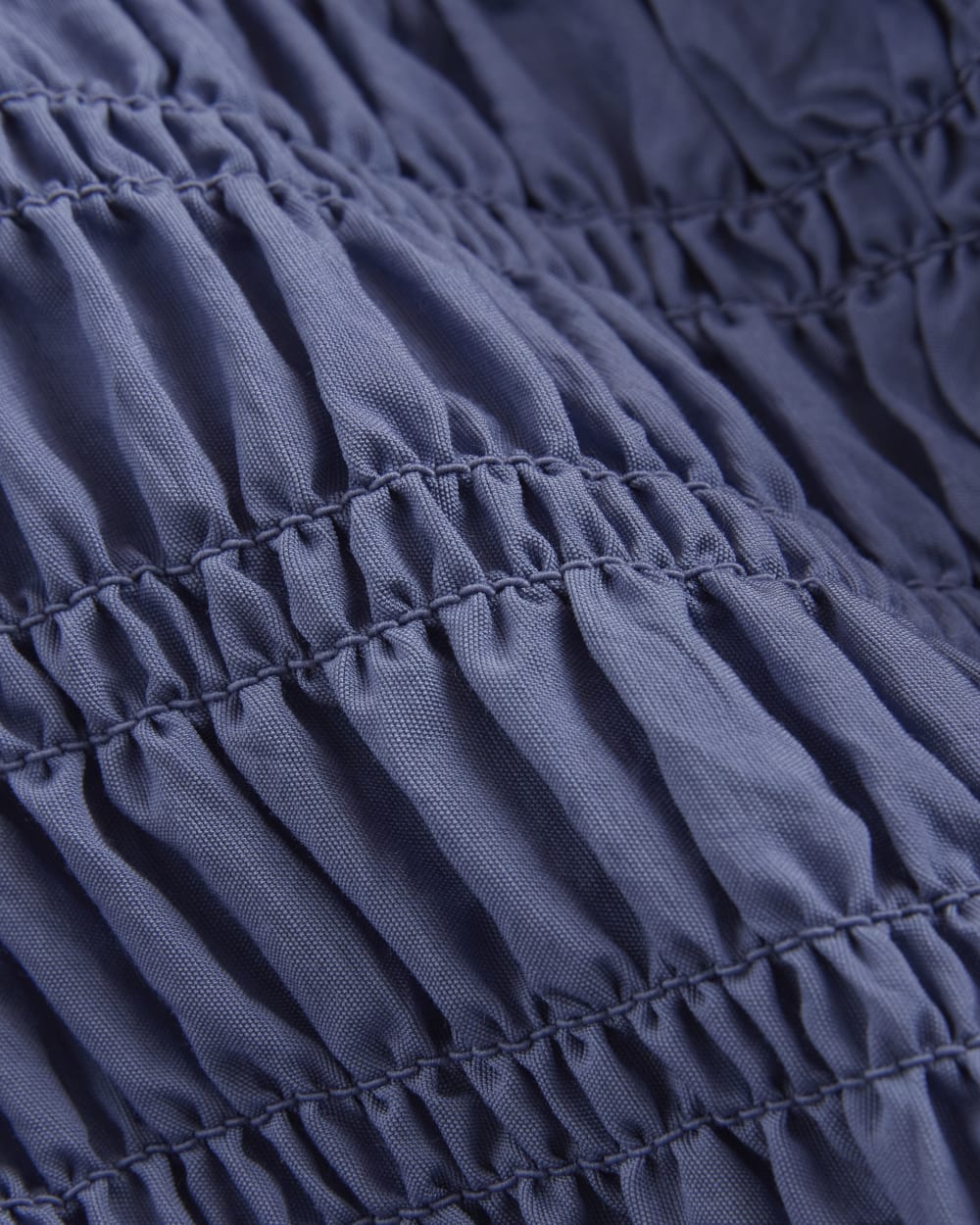 The Smocked Cardigan | Blue Dusk