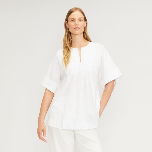 The Poplin Tunic | White