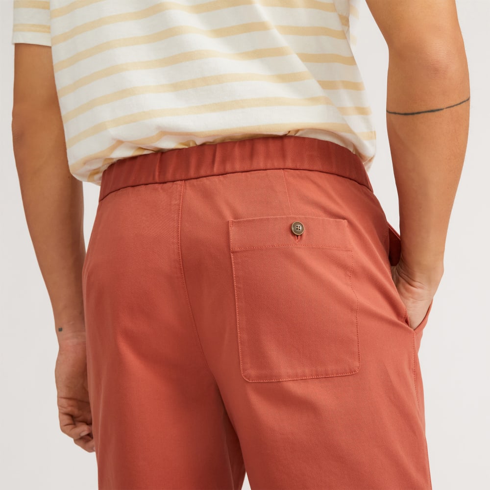 The Pull-On Performance Chino Short | Redwood