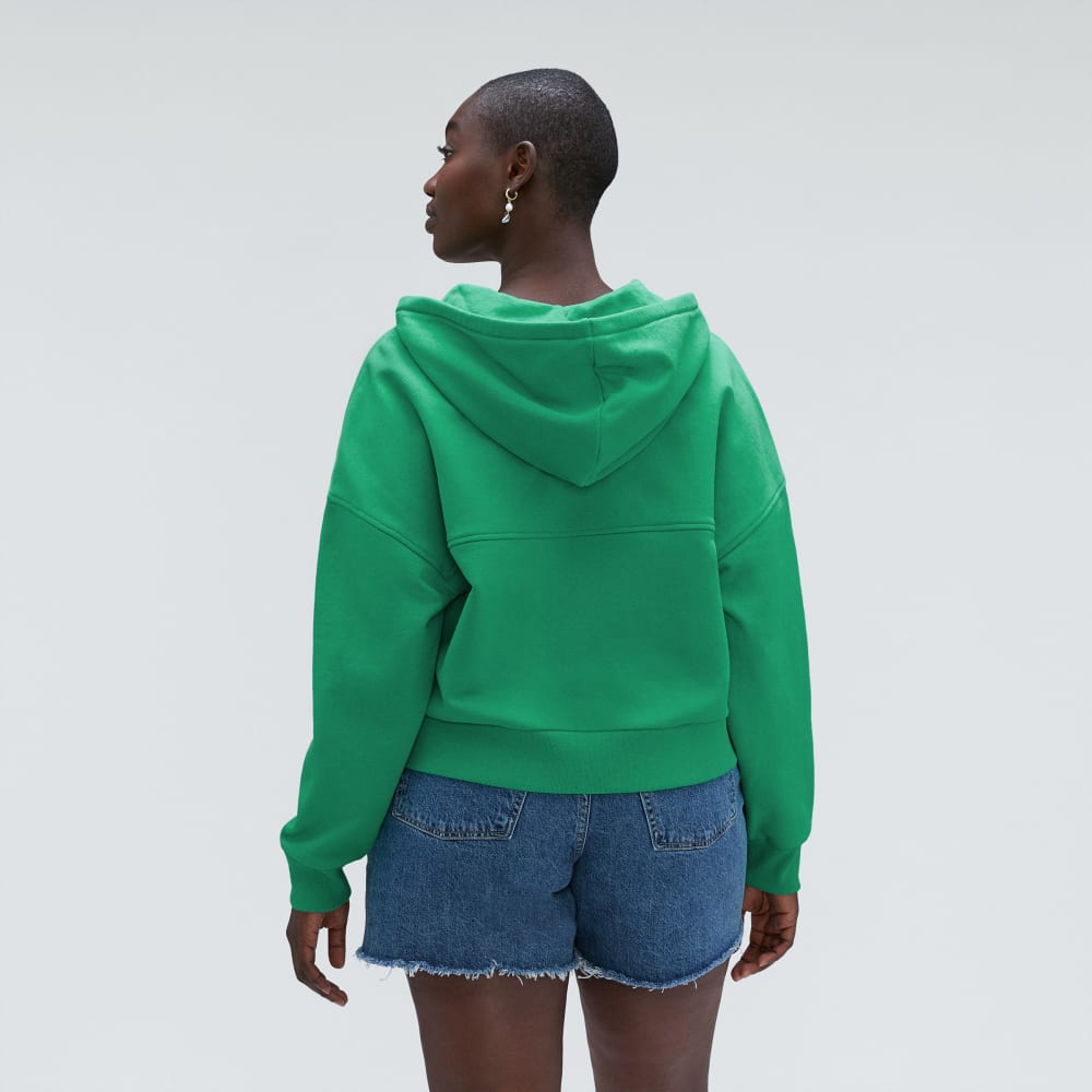 The Track Organic Cotton Hoodie | Bright Jade