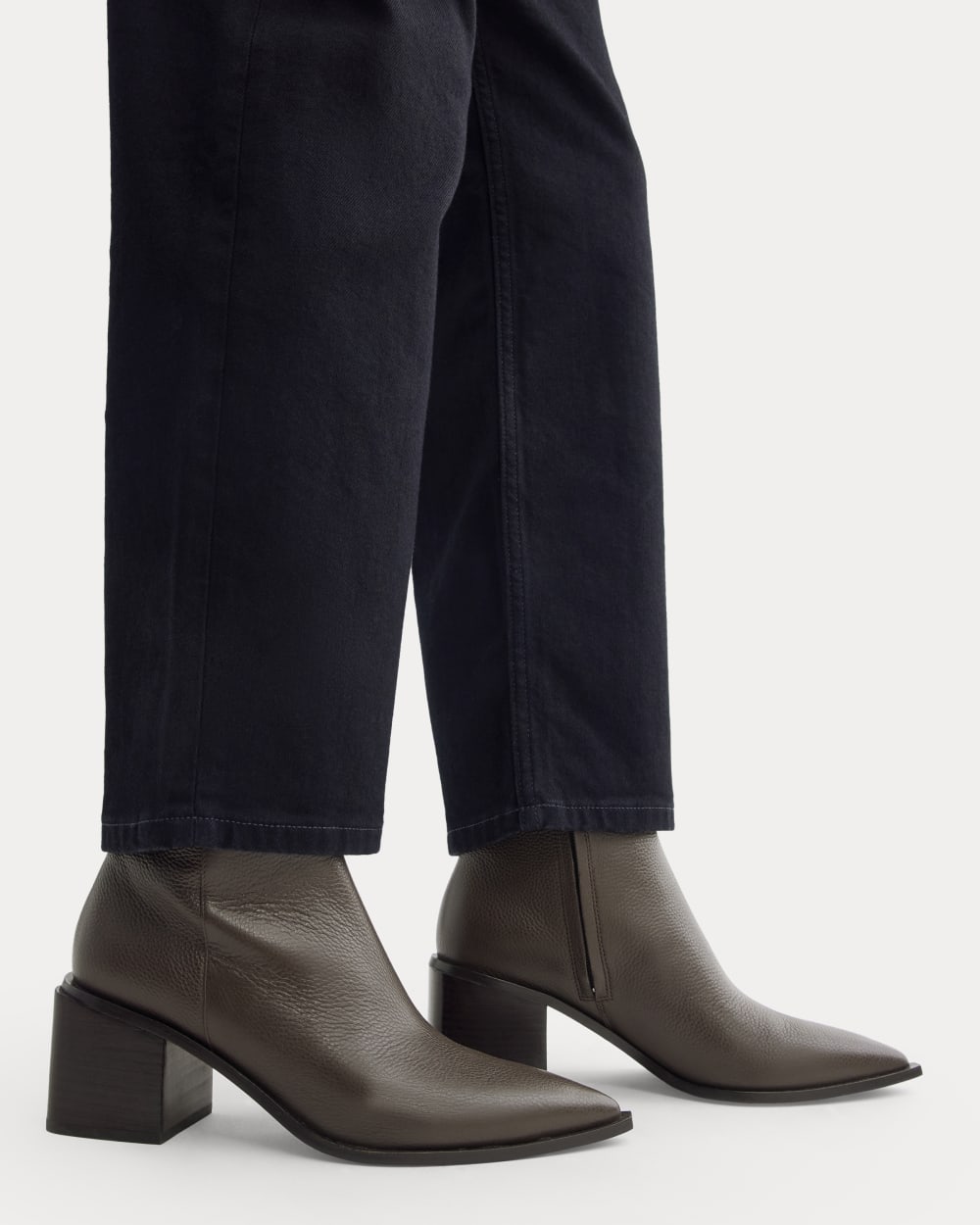 Studio Block Heel Boot | Brown