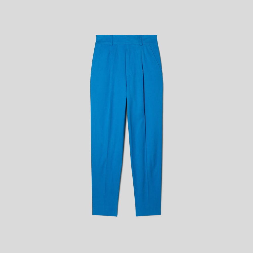 The Draper Tapered Pant in Buttersmooth | Brilliant Blue