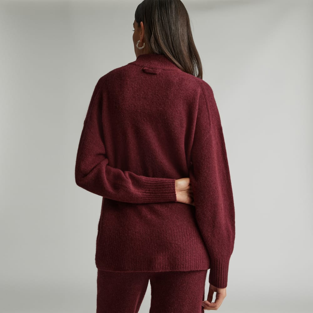 The Cozy-Stretch Pullover | Brandy