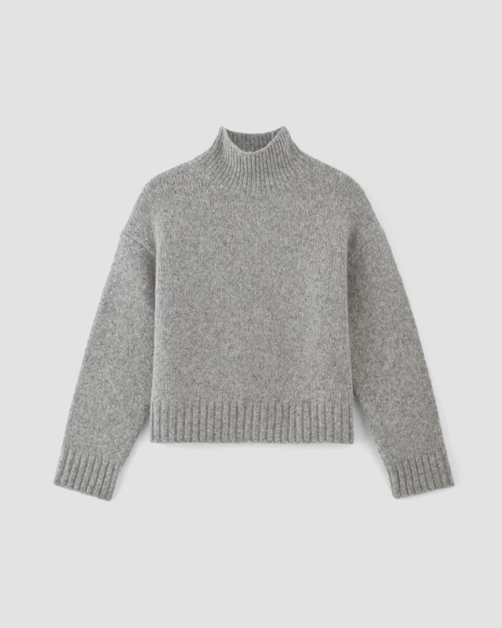 The Cloud Oversized Turtleneck | Heather Grey