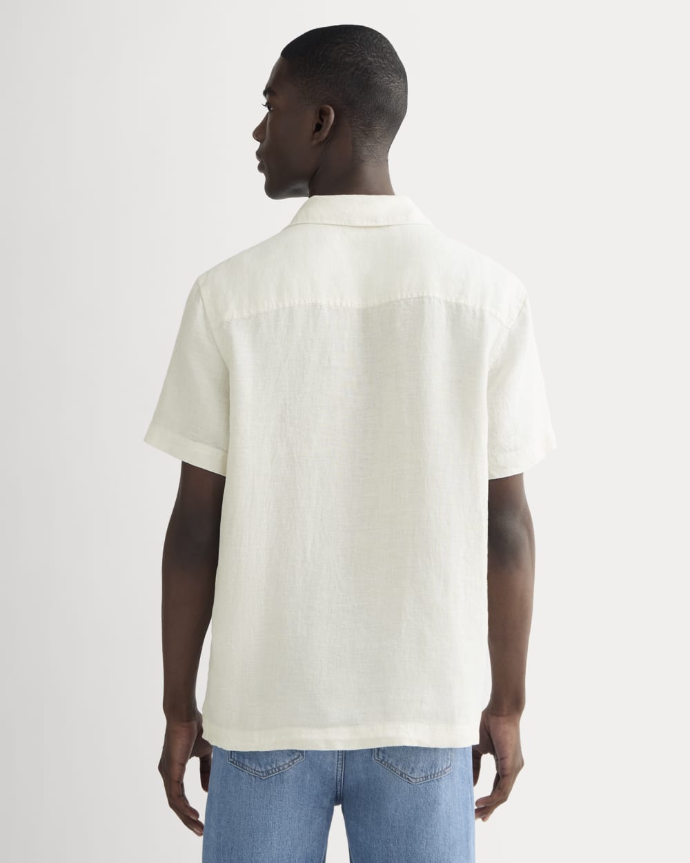 The Resort Shirt in Linen | Natural Chambray