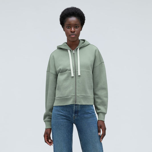 The Track Organic Cotton Hoodie | Lily Pad
