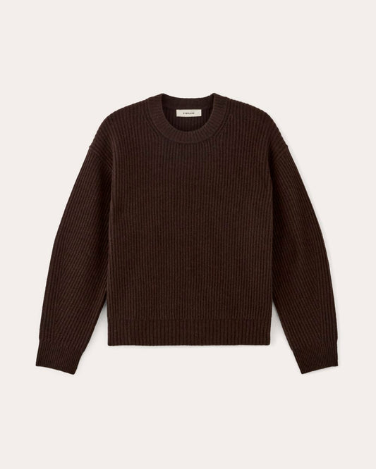 The Cocoon Crew in Wool Cashmere | Americano