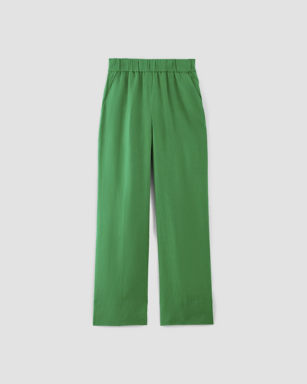 The Linen Easy Pant | Grass Green