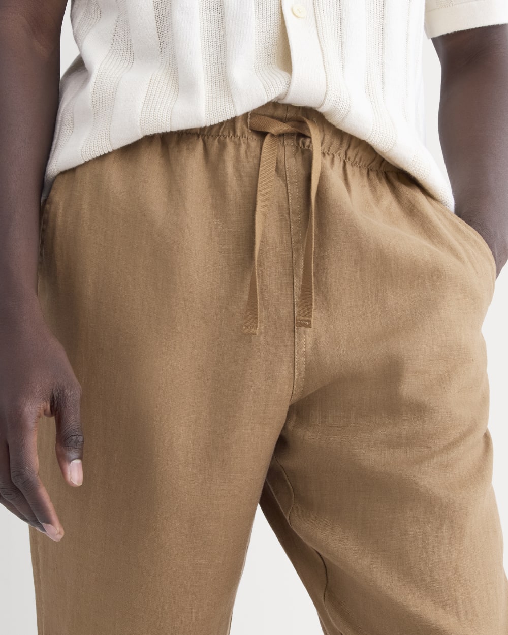 The Linen Easy Pant | Toasted Coconut