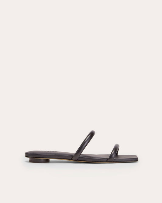 The Double Strap Sandal | Black