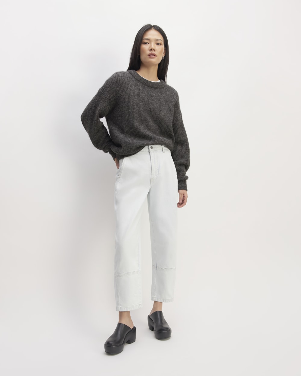 The Cocoon Crew in Alpaca | Heather Charcoal