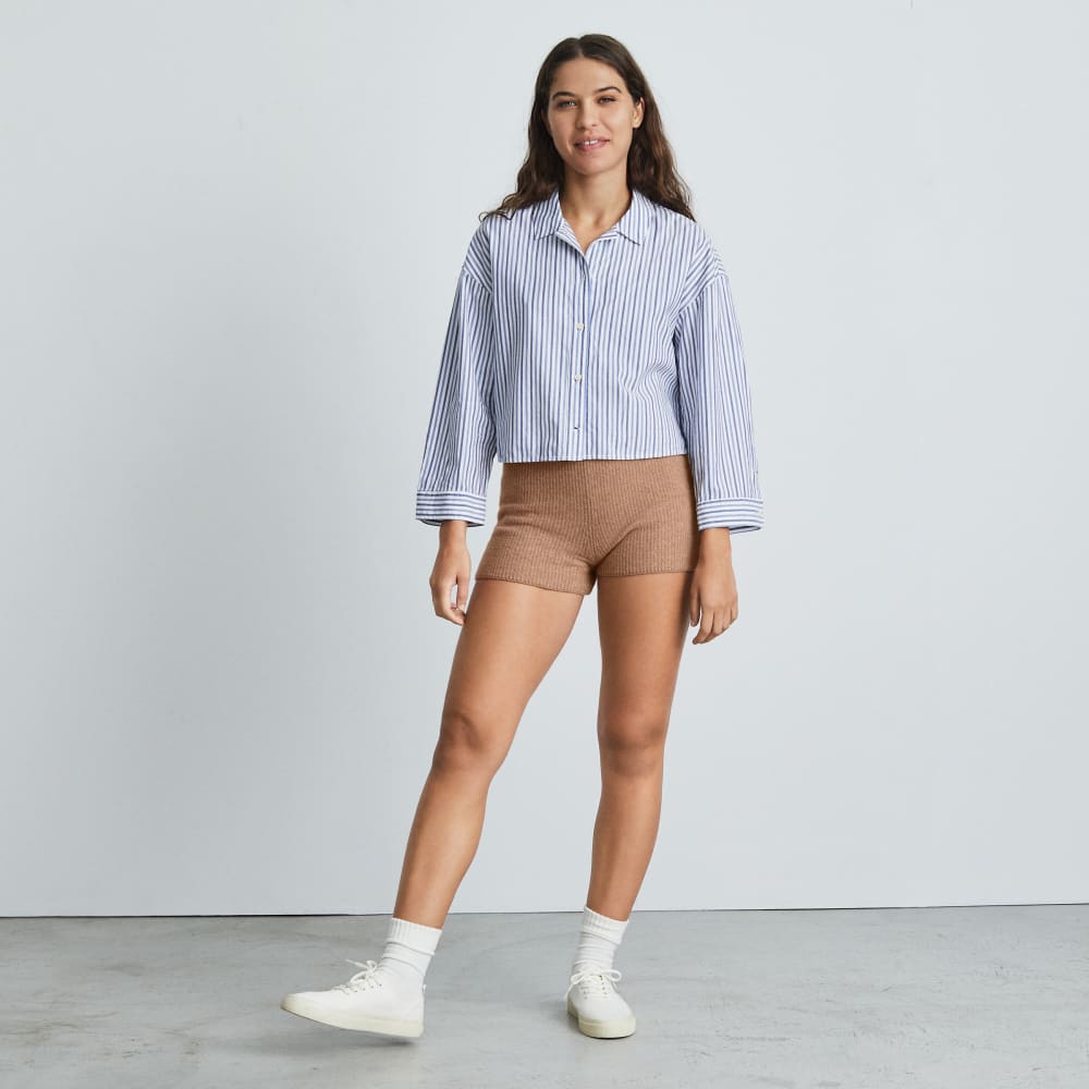 The Cozy-Stretch Short | Camel
