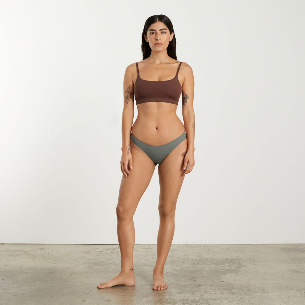 The Invisible Bikini | Pewter Green