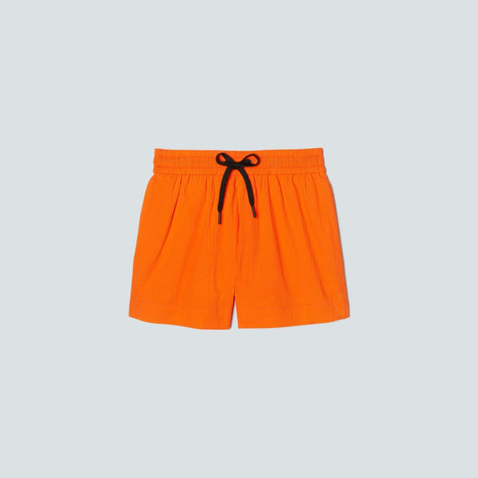 The Seersucker Boxer Short | Bright Orange