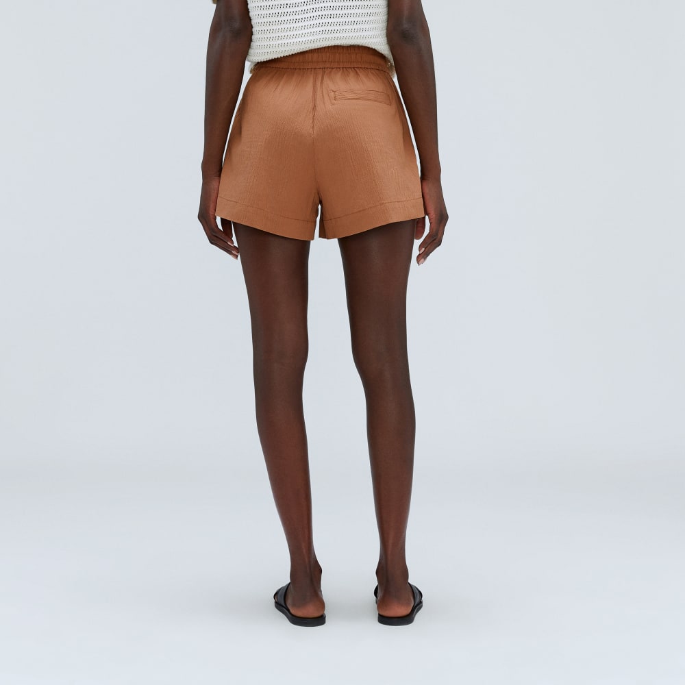 The Seersucker Boxer Short | Tawny Brown