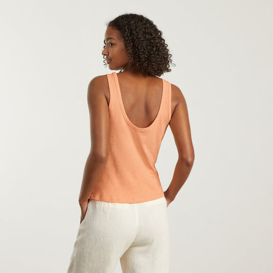 The Air Tank | Orange Chiffon