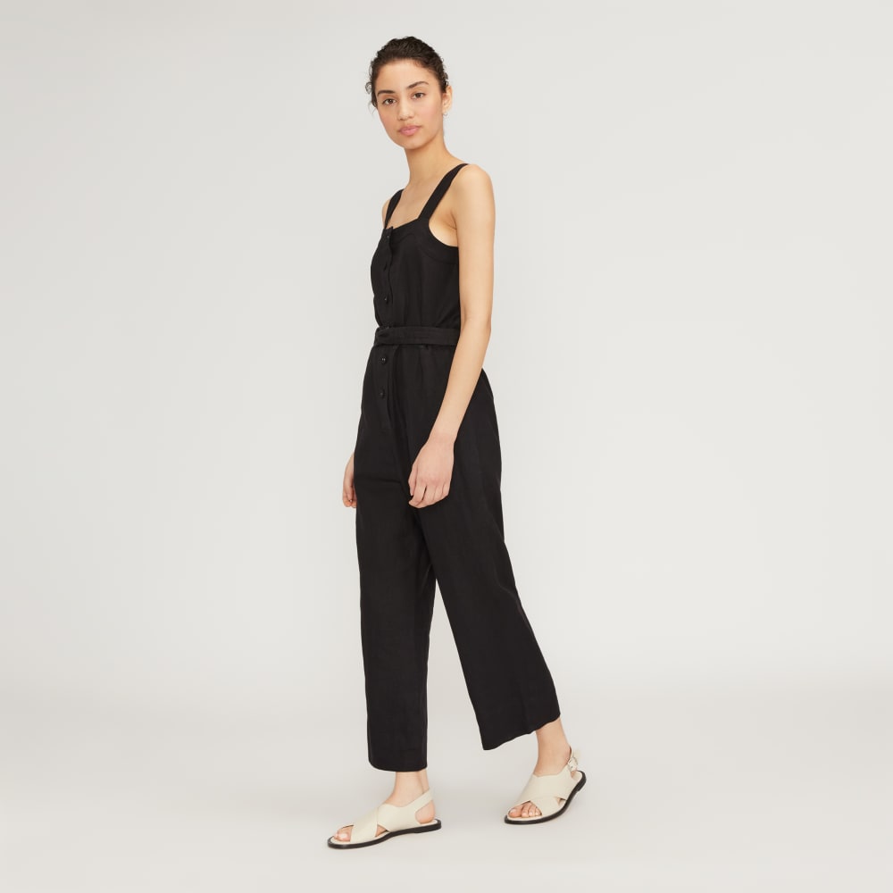 The Linen Jumpsuit | Black