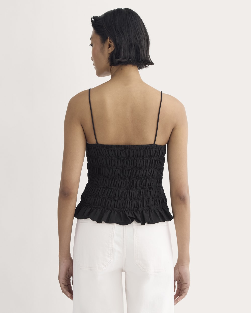 The Smocked Tank | Black